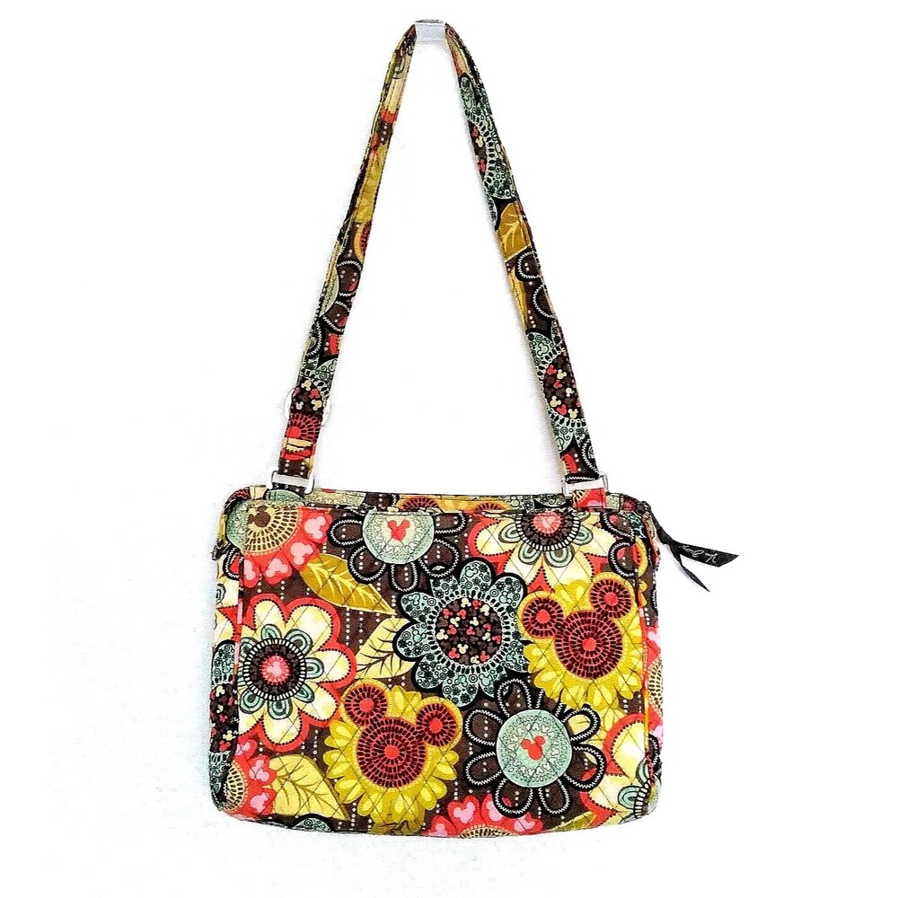 Mickeys Perfect Petals Flower Shower Hipster Tablet Crossbody by Vera Bradley